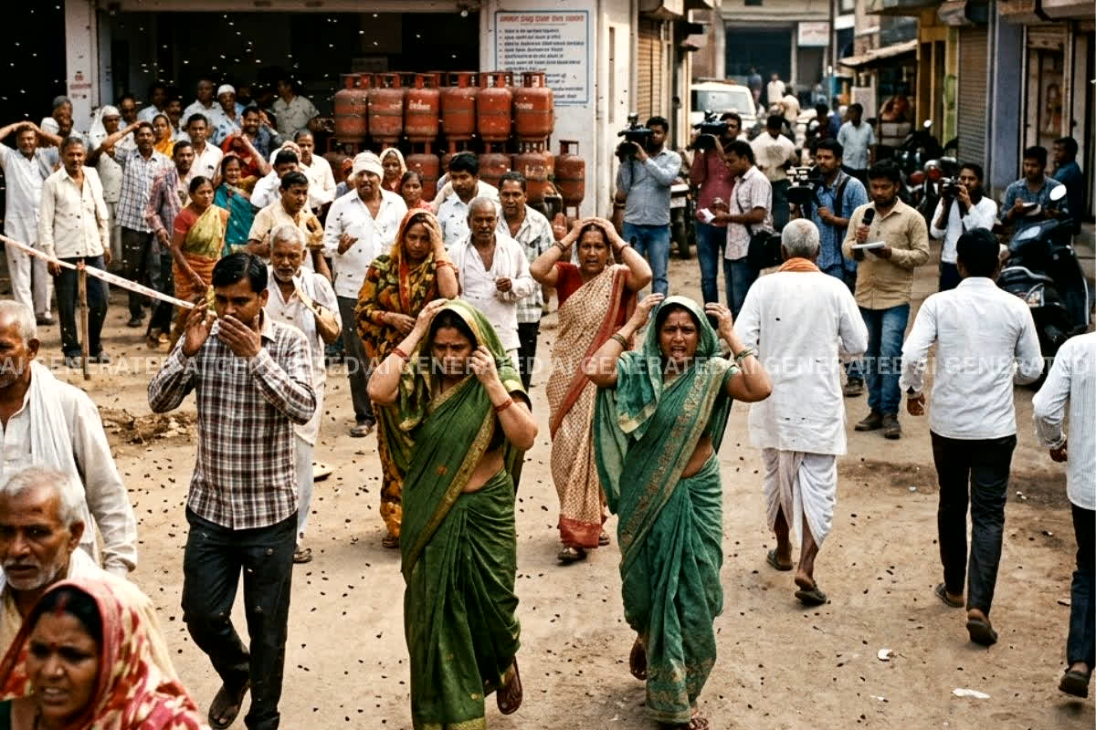 Umaria Bee Attack : गैस सिलेंडर की लाइन में अचानक मधुमक्खियों के झुंड ने किया हमला, लोगों में मची चीख-पुकार, देखें वीडियो