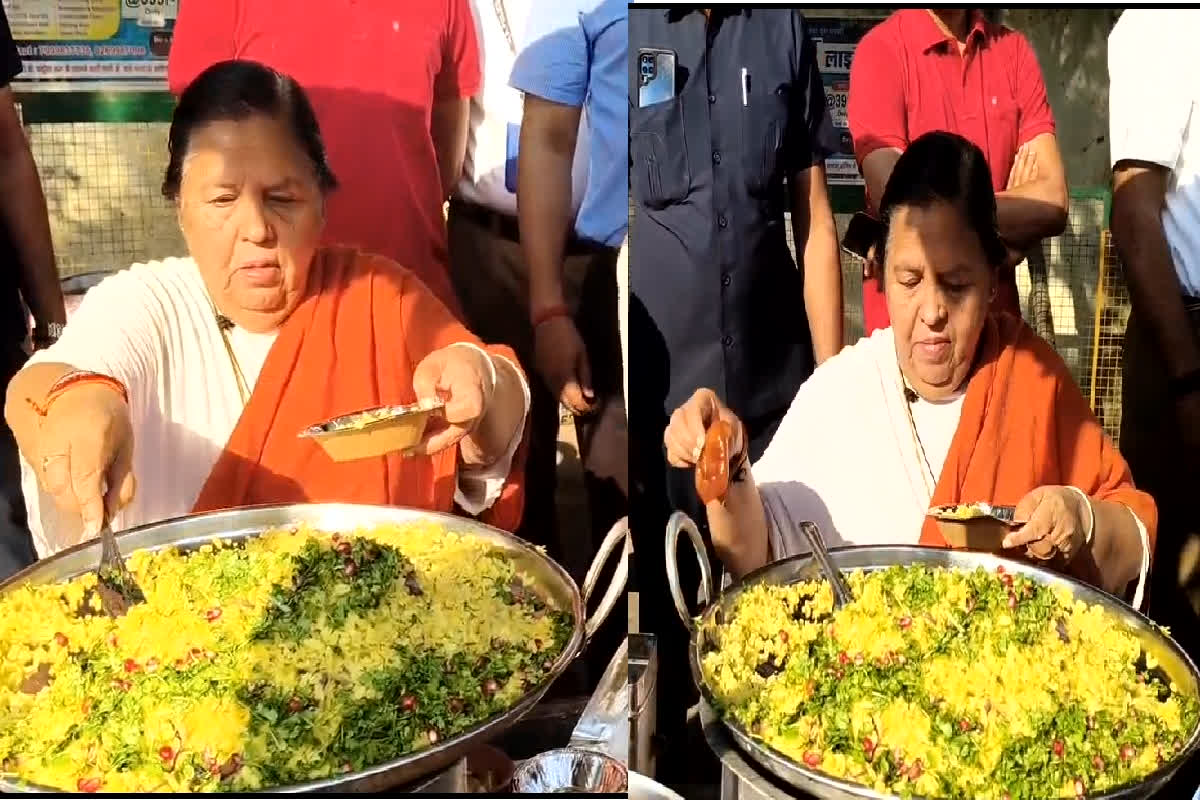 Uma Bharti News: सड़क किनारे पोहा-जलेबी बेचती नजर आई पूर्व मुख्यमंत्री, छोटे दुकानदारों से कही ये बात, प्रशासन से की बड़ी अपील