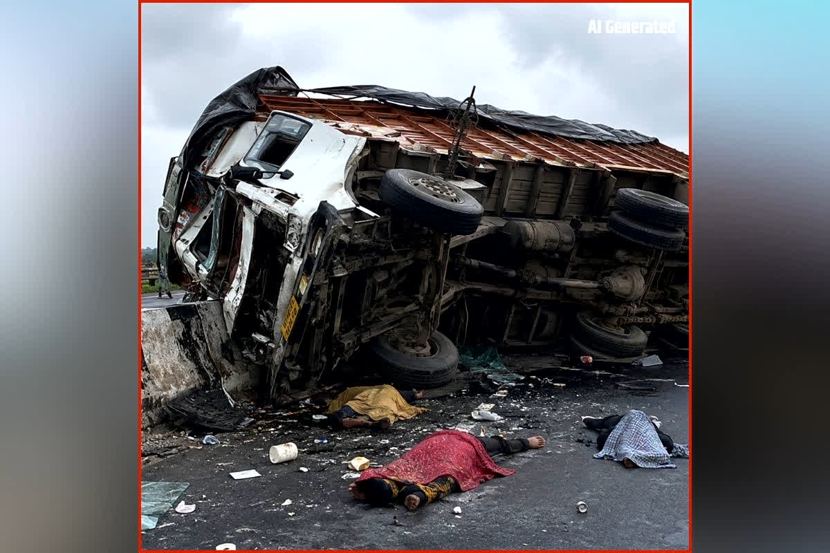 Hapur Road Accident: एक्सप्रेसवे पर भीषण हादसा, कैंटर पलटने से 8 महीने की मासूम समेत इतने लोगों की मौत… मंजर देख कांप जाएगी रूह