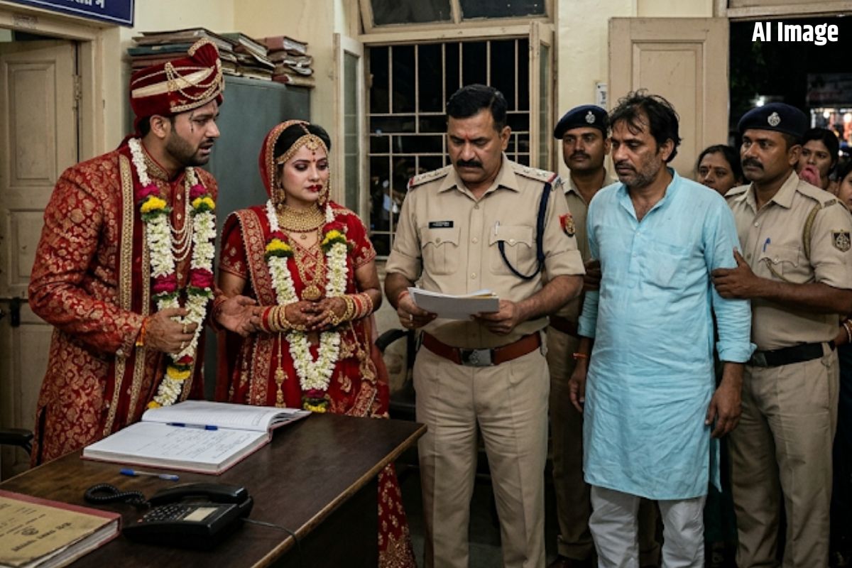 Sagar News: शादी के मंडप में पुलिस की एंट्री से मचा बवाल, फेरों से पहले थाने पहुंचे दूल्हा-दुल्हन, जानें क्या है पूरा मामला