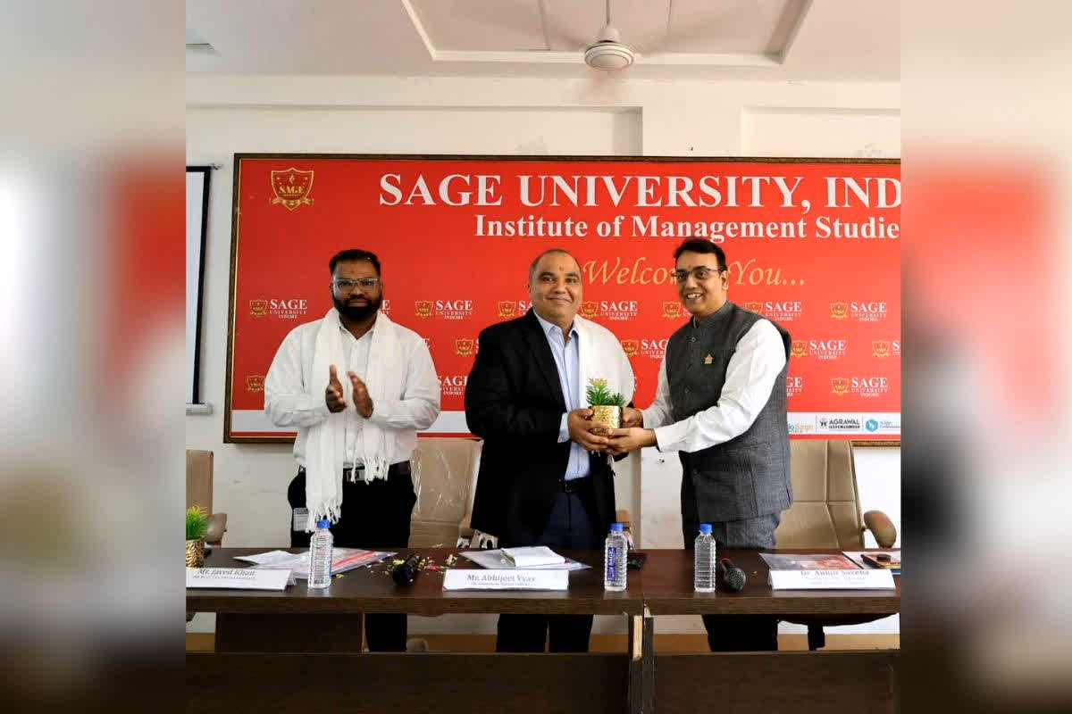 Student Conclave Synergy 4.0: सेज यूनिवर्सिटी में स्टूडेंट कॉन्क्लेव: सिनेर्जी 4.0” का सफल आयोजन.. “व्यवसाय में कृत्रिम बुद्धिमत्ता में महारत” अहम विषय पर हुई विस्तार से चर्चा