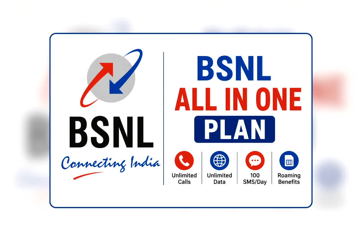 BSNL All in One Recharge Plan: BSNL का तगड़ा ऑल इन वन प्लान लॉन्च, 3GB डेली डेटा और फ्री कॉलिंग का ऐसा पैक जिसने मार्केट में मचा दिया है तहलका!