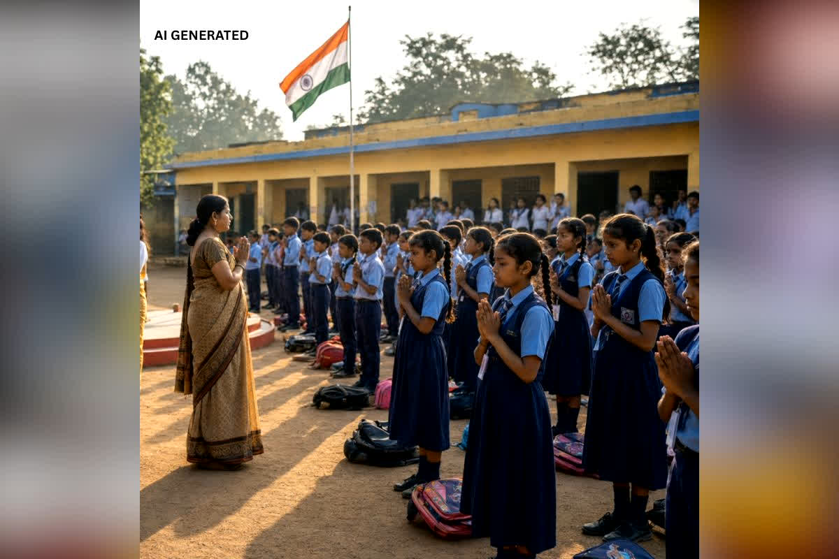Chhattisgarh School New Schedule : छत्तीसगढ़ के स्कूलों में अब पढ़ाई के साथ ‘गायत्री और भोजन मंत्र’ अनिवार्य,  सरकार के नए आदेश से पूरे प्रदेश में मचा भारी बवाल! इस्लामी कोर्ट ने उठाए सवाल