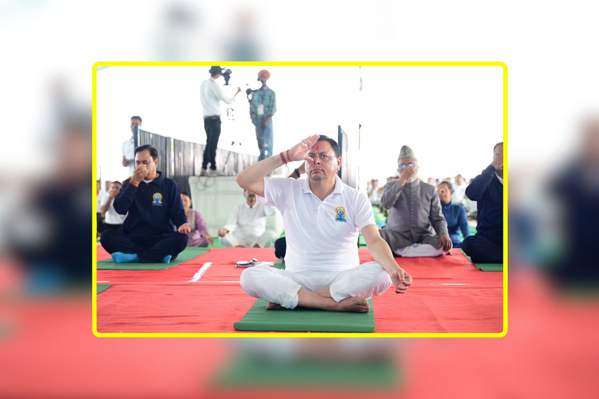CM Dhami Yoga Day: योग से मिलेगा स्वस्थ और संतुलित जीवन, बनबसा में CM धामी ने हजारों लोगों के साथ किया योगाभ्यास, युवाओं से योग अपनाने का किया आह्वान