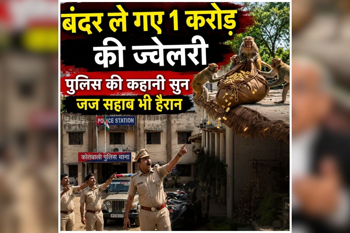 Lakhimpur Kheri News: ‘बंदर ले गए 1 करोड़ की ज्वेलरी’, कोर्ट ने दिया जेवर लौटाने का आदेश, तो पुलिस ने सुनाई कहानी, जवाब सुनकर जज सहाब भी रह गए दंग