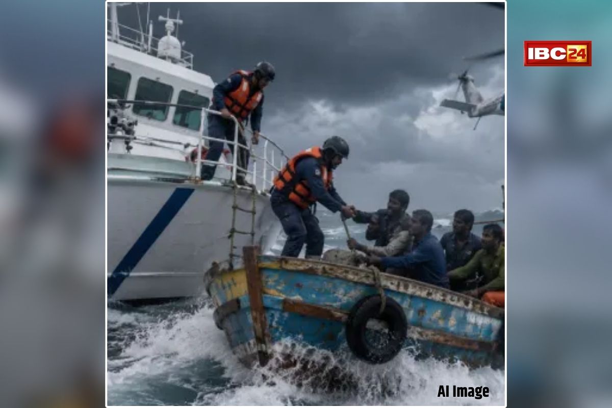 Mangaluru Fishermen Rescue: समुद्र में मौत से जंग, तटरक्षक बल ने तूफानी लहरों में फंसे मछुआरों की ऐसे बचाई जान, देखें Video