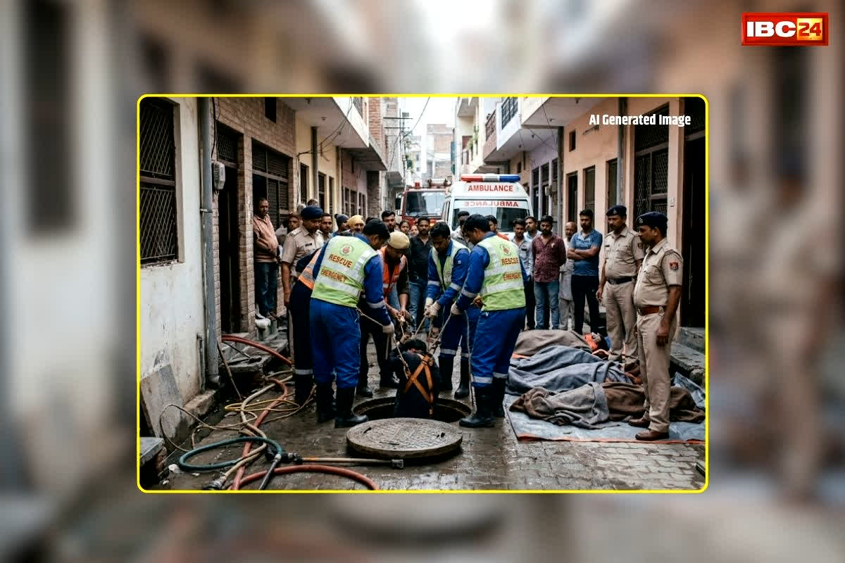 Surat Septic Tank Accident: सफाई के दौरान चार मजदूरों की दर्दनाक मौत, सेप्टिक टैंक में उतरे थे सभी फिर चंद मिनट में थम गई सांसें