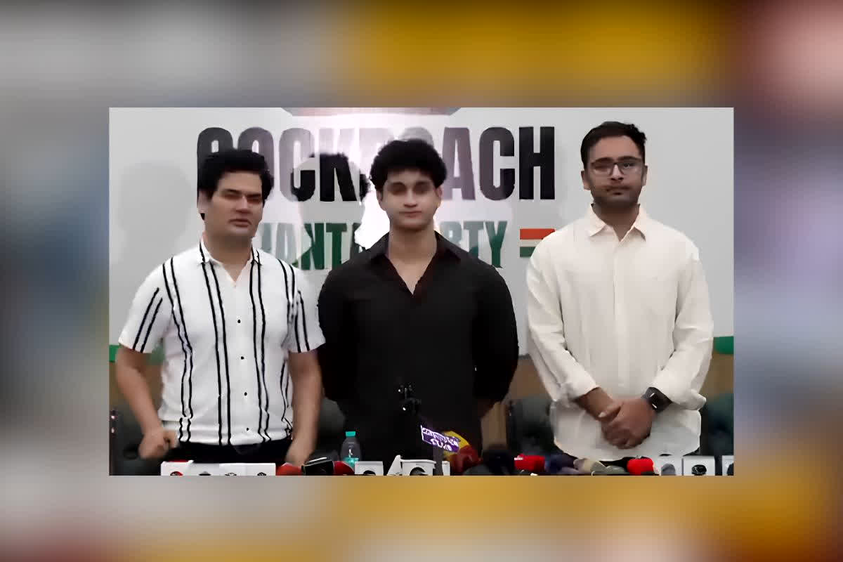Cockroach Janta Party Delhi Press Conference : ‘कॉकरोच इज बैक’ के साथ लौटी CJP! 3 नए प्रवक्ताओं की एंट्री, पहली ही प्रेस कॉन्फ्रेंस में सरकार पर बोला बड़ा हमला