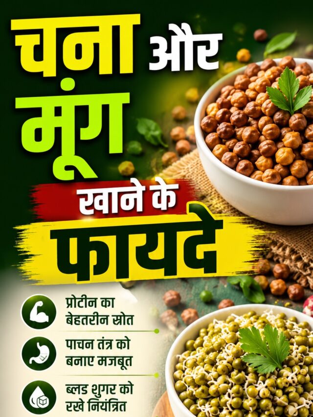 Chana Aur Moong Ke Fayde: क्या आप भी खाते हैं चना और मूंग? जान लें इसके जबरदस्त स्वास्थ्य लाभ