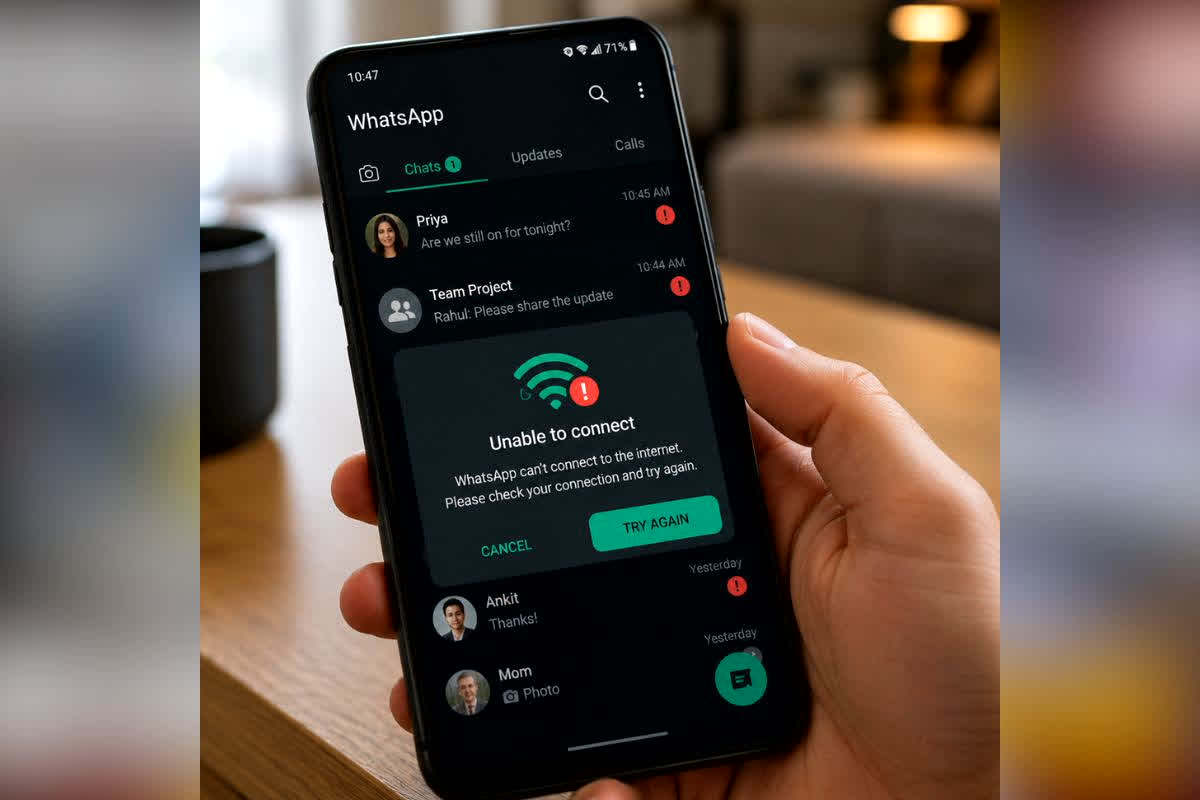 Whatsapp Web Down News : चैट्स गायब, सिंकिंग फेल! इंटरनेट नहीं, WhatsApp Web हुआ डाउन,हजारों यूज़र्स परेशान, जानें क्या है वजह