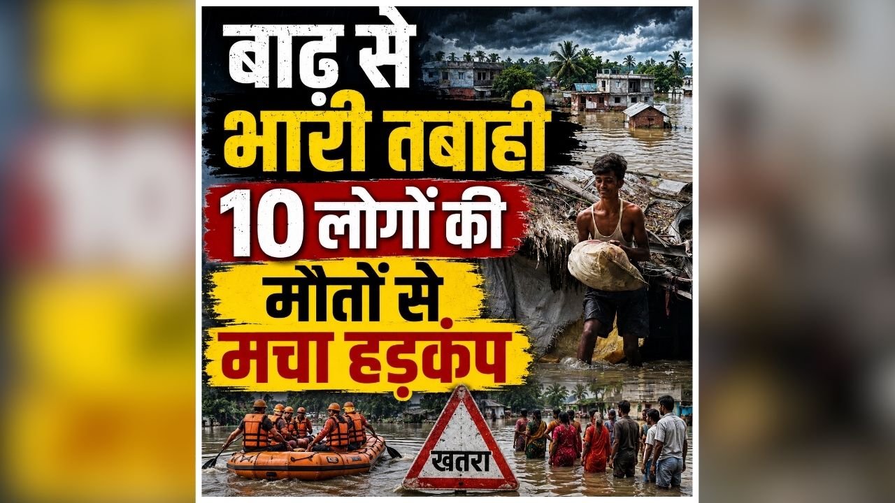 Assam Flood News: मौसम ने दिखाया ऐसा रौद्र रूप! हर तरफ मचा हाहाकार, एक ही दिन में 10 लोगों की मौतों से मचा हड़कंप