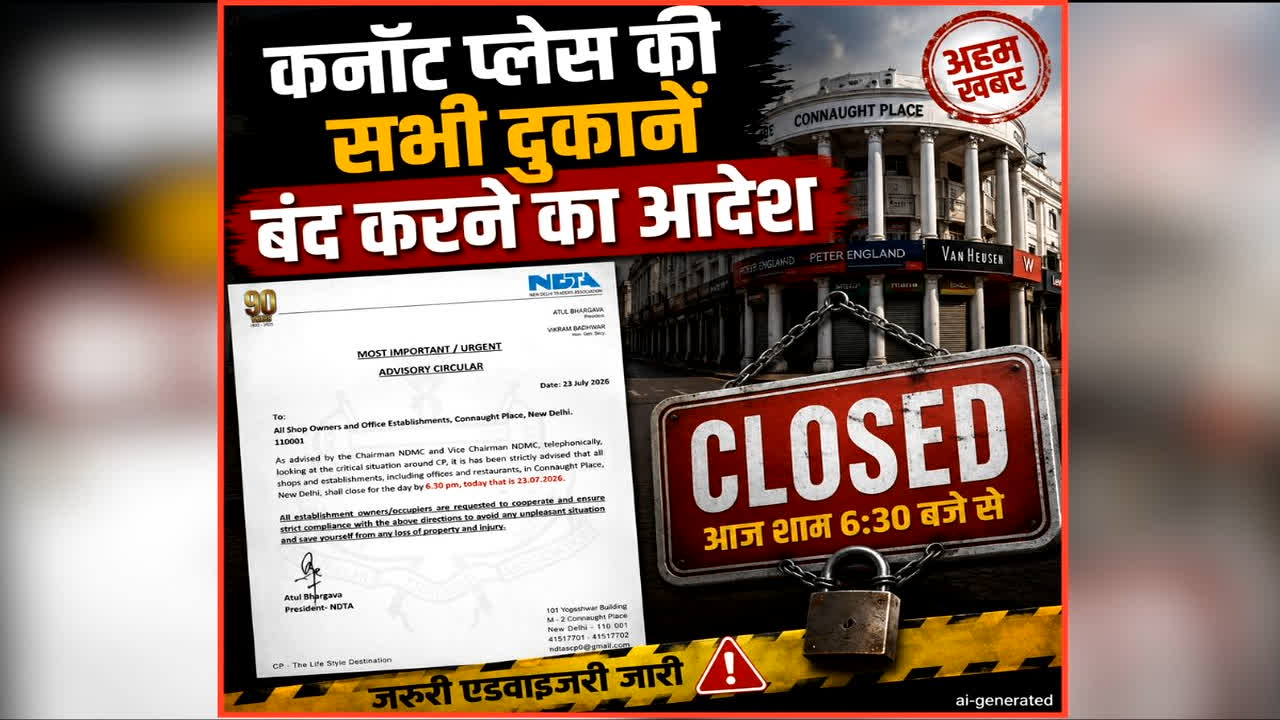 NDTA Advisory On Jantar Mantar Protest: क्या जंतर-मंतर पर होने वाला है कुछ बड़ा? NDTA ने जारी की एडवाइजरी, इतने बजे से बंद रहेगी कनॉट प्लेस की सभी दुकानें