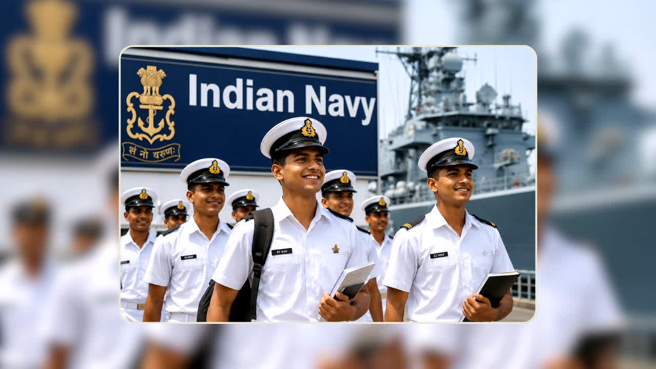 Indian Navy Recruitment 2026: इंडियन नेवी ने खोला नौकरी का पिटारा! 275 पदों पर बंपर भर्ती शुरू, इस तारीख के बाद नहीं मिलेगा आवेदन का मौका