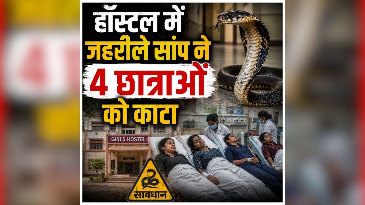 Jharkhand Snake Bite News: आधी रात गर्ल्स हॉस्टल में मची चीख पुकार, कुछ ही मिनटों में मच गया हड़कंप, दर का मंजर देख सहम गए लोग