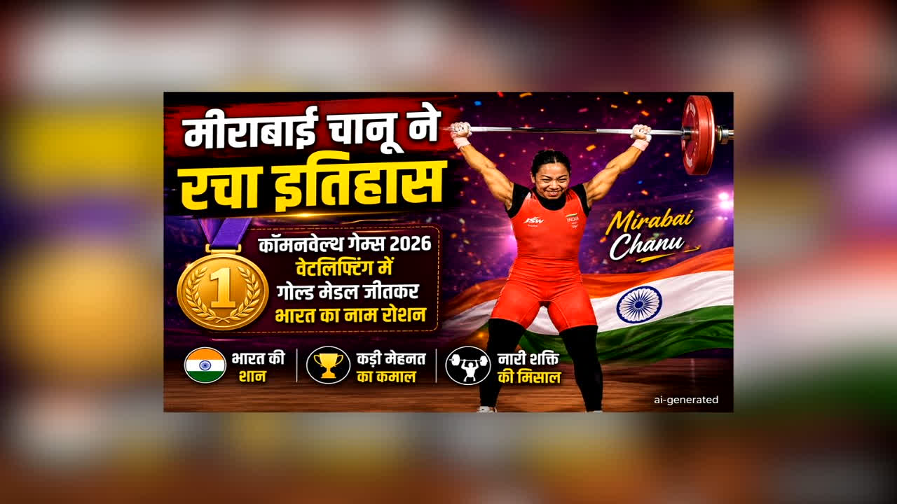 Mirabai Chanu Won Gold Medal: कॉमनवेल्थ गेम्स में मीराबाई चानू की हैट्रिक, लगातार तीसरी बार गोल्ड मेडल जीतकर रचा इतिहास