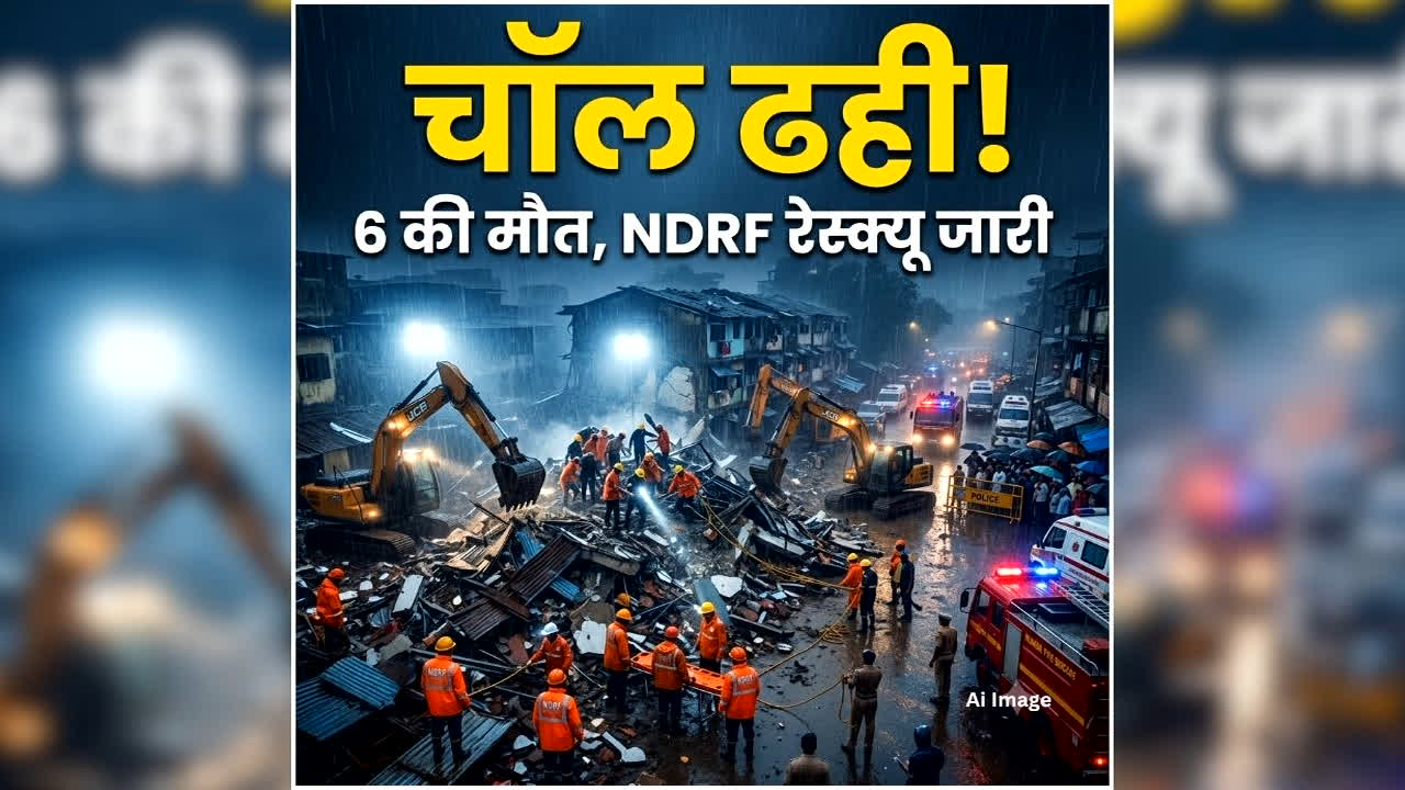 Mumbai Mankhurd Chawl Collapse: आंधी बारिश का कहर, देखते ही देखते ढह गई 3 मंजिला चॉल, 5 से ज्यादा लोगों की दर्दनाक मौत, कई मलबे में दबे