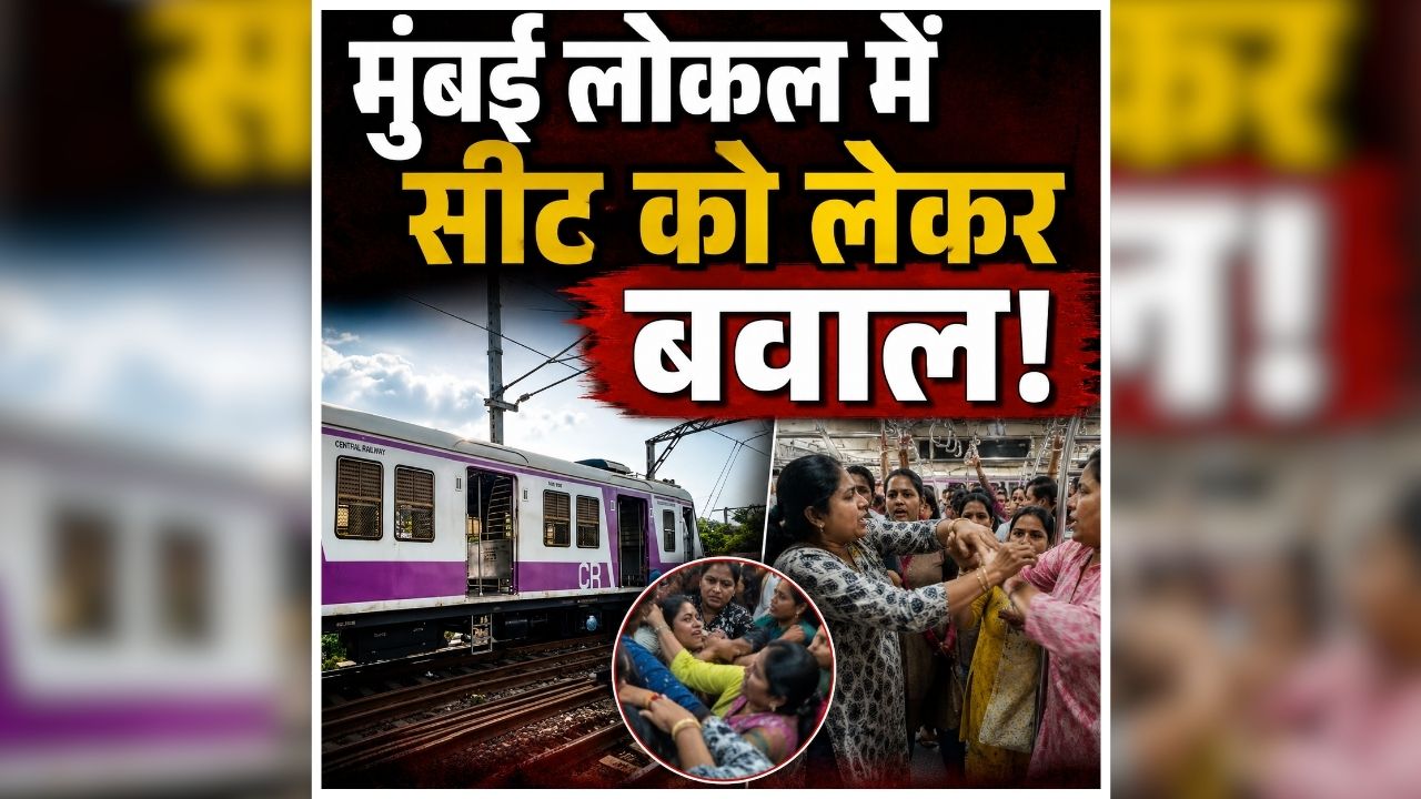 Mumbai News: लोकल ट्रेन में सीट को लेकर मचा हंगामा, महिला ने लोगों पर छिड़का ‘पेपर स्प्रे’, मचा बवाल