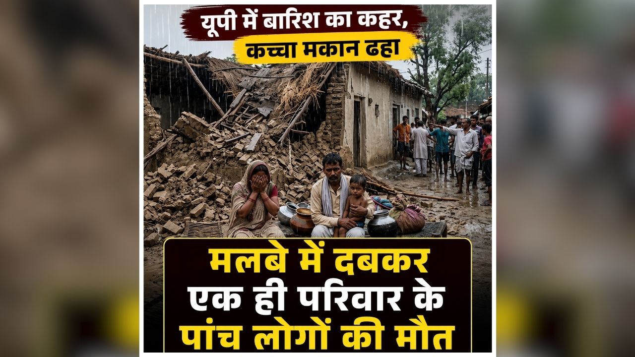 Muzaffarnagar House Collapse: रात में अचानक मचा कोहराम, पलभर में उजड़ गया परिवार, लोगों की हालात देख हर कोई रह गया सन्न, पूरे इलाके में पसरा मातम