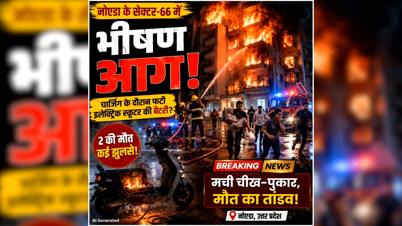 Noida Building Fire News: नोएडा में भीषण अग्निकांड, जिंदा जलकर इतने लोगों की मौत, मची चीख पुकार…. सीएम ने अधिकारियों के दिए यह निर्देश
