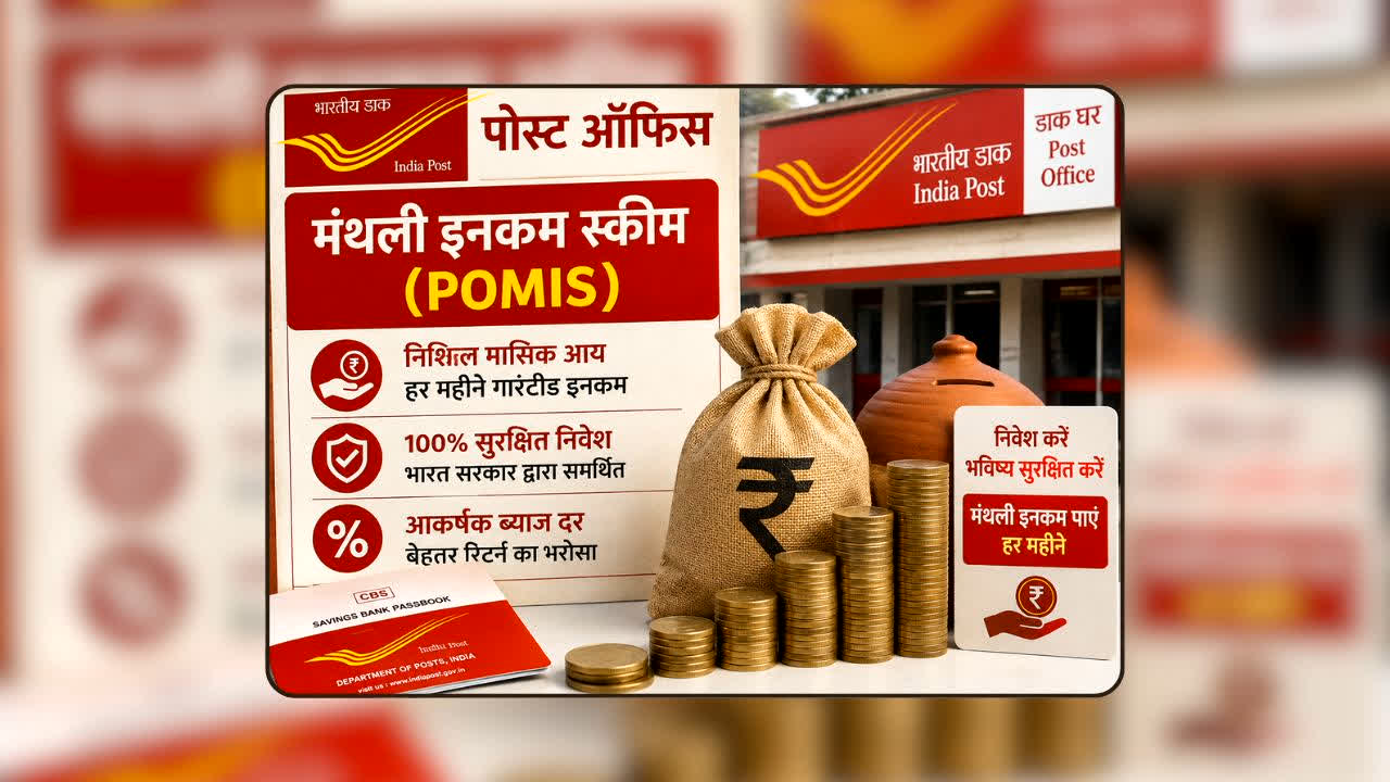 POMIS Interest Rate: सैलरी के अलावा हर महीने चाहिए एक्स्ट्रा कमाई? Post Office की ये स्कीम आपकी जेब हमेशा रखेगी हरी-भरी, जानिए पूरा हिसाब