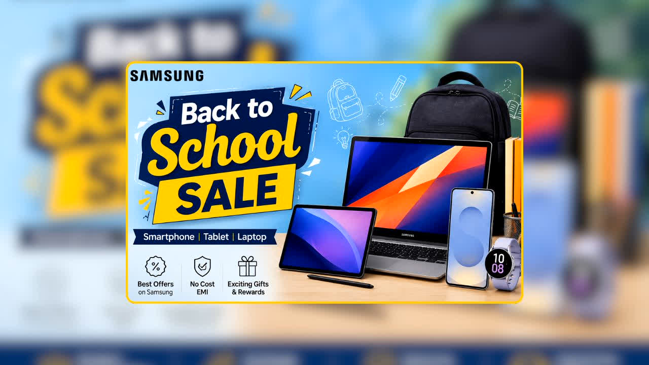 Samsung Back to School Sale: पढ़ाई के लिए चाहिए नया गैजेट? Samsung की इस सेल में मिल रहा जबरदस्त ऑफर, महंगे गैजेट्स अब मिलेंगे सस्ते दामों में, देखें ये खास ऑफर्स