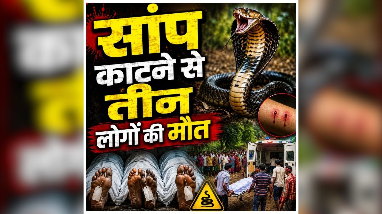 Snake Bite Death in Chhattisgarh: रात को घर के बाहर सोना पड़ा भारी, सुबह तक पसरा सन्नाटा, दो परिवारों पर टूटा दुखों का पहाड़