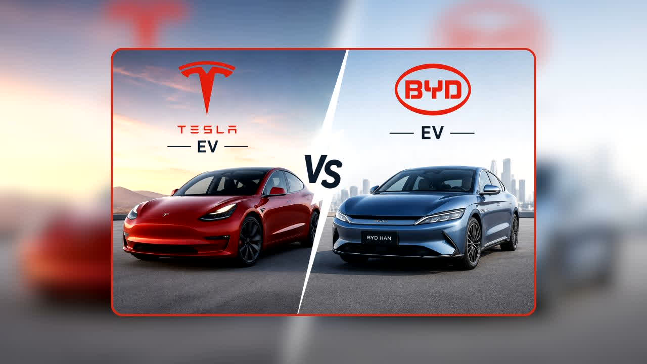 Tesla vs BYD EV: EV मार्केट में कौन है असली किंग? Tesla या BYD… ताजा आंकड़े खोल देंगे बड़ा राज, जानिए कौन है आगे