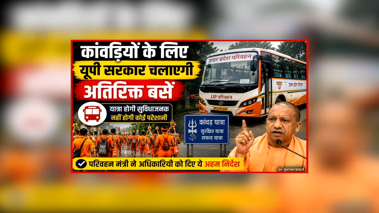 UP Kanwar Yatra 2026: कांवड़ यात्रा के दौरान श्रद्धालुओं को नहीं करना पड़ेगा परेशानियों का सामना, यूपी सरकार चलाएगी अतिरिक्त बसें, परिवहन मंत्री ने अधिकारियों को दिए ये अहम निर्देश 
