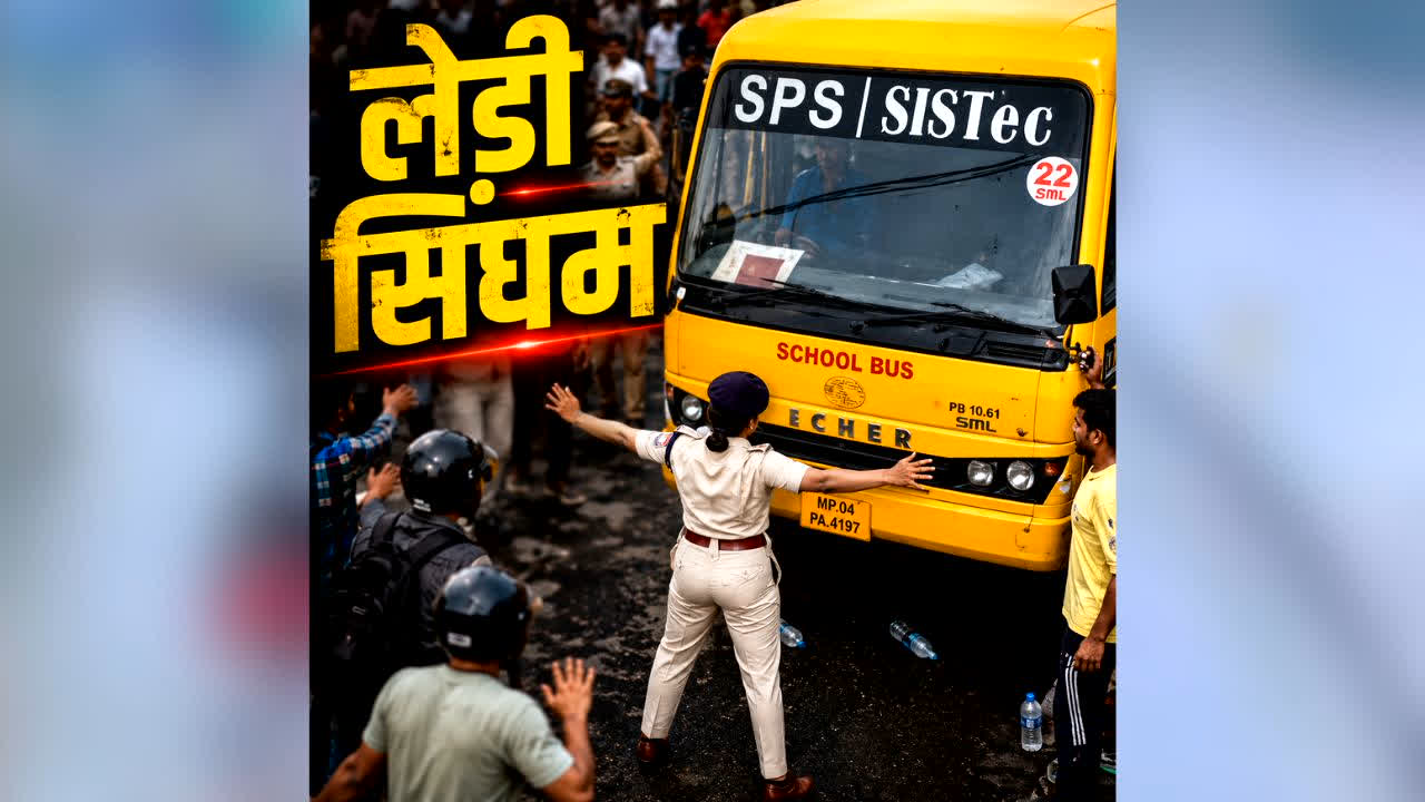 IPS Monica Shukla Viral Video : प्रदर्शनकारियों को रोकने के लिए महिला IPS ने दांव पर लगा दी जान! बस के सामने उठाया ऐसा कदम, VIDEO देख लोग बोले- ‘लेडी सिंघम’
