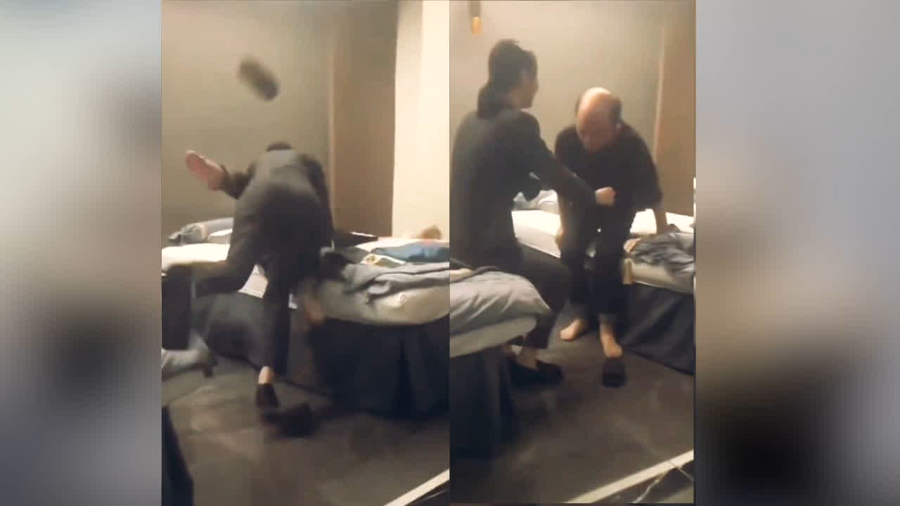 Boyfriend Wig Fall Viral Social Media : हैंडसम बॉयफ्रेंड के सामने ब्रेकअप न करने के लिए गिड़गिड़ा रही थी लड़की, धक्का-मुक्की के बीच अचानक नीचे गिरी ये चीज और खुल गया सबसे बड़ा राज
