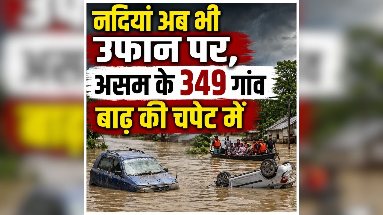 Assam Flood Update: बाढ़ का असर बरकरार, 7 जिले अब भी पानी की चपेट में, हजारों लोग राहत शिविरों में रहने को मजबूर