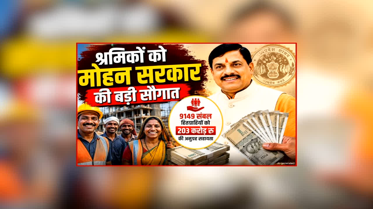CM Sambal Scheme 2.0: रक्षाबंधन से पहले श्रमिक परिवारों को सीएम डॉ. मोहन यादव का बड़ा तोहफा, हजारों हितग्राहियों के खातों में ट्रांसफर की इतने करोड़ की राशि