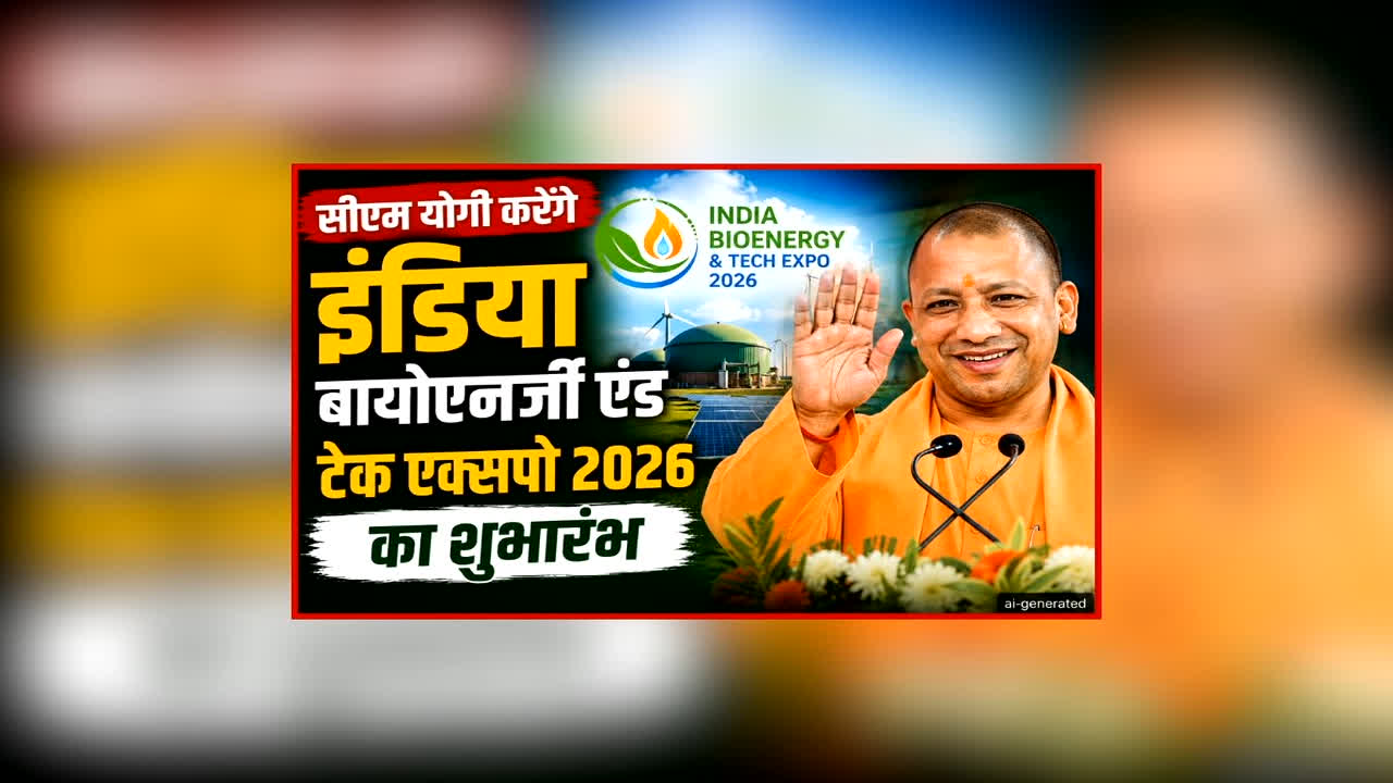 India Bioenergy and Tech Expo 2026: देश के सबसे बड़े बायोएनर्जी सम्मेलन का केंद्र बनेगा यूपी, सीएम योगी करेंगे इंडिया बायोएनर्जी एंड टेक एक्सपो 2026 का शुभारंभ