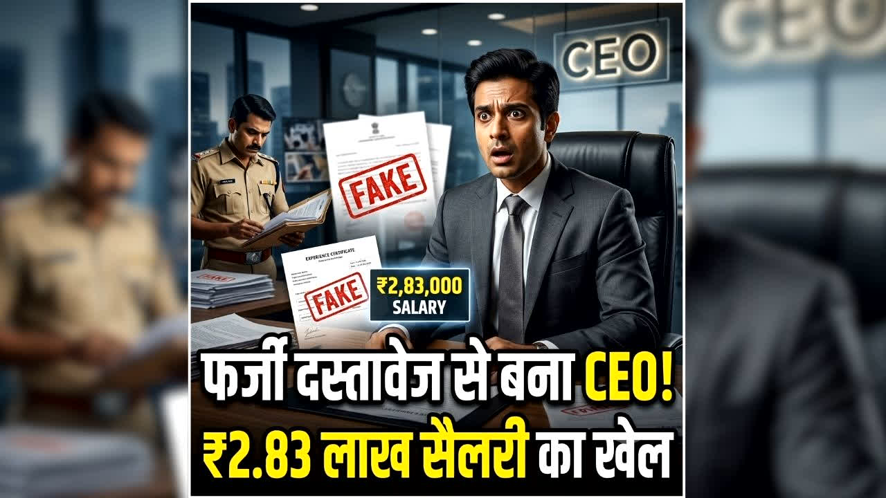 Gwalior Fake CEO Case: फर्जी सर्टिफिकेट और सैलरी स्लिप लगाकर CEO बन गया युवक, कंपनी हर महीने देती रही 2.83 लाख सैलरी, एक साल बाद ऐसे खुली पोल