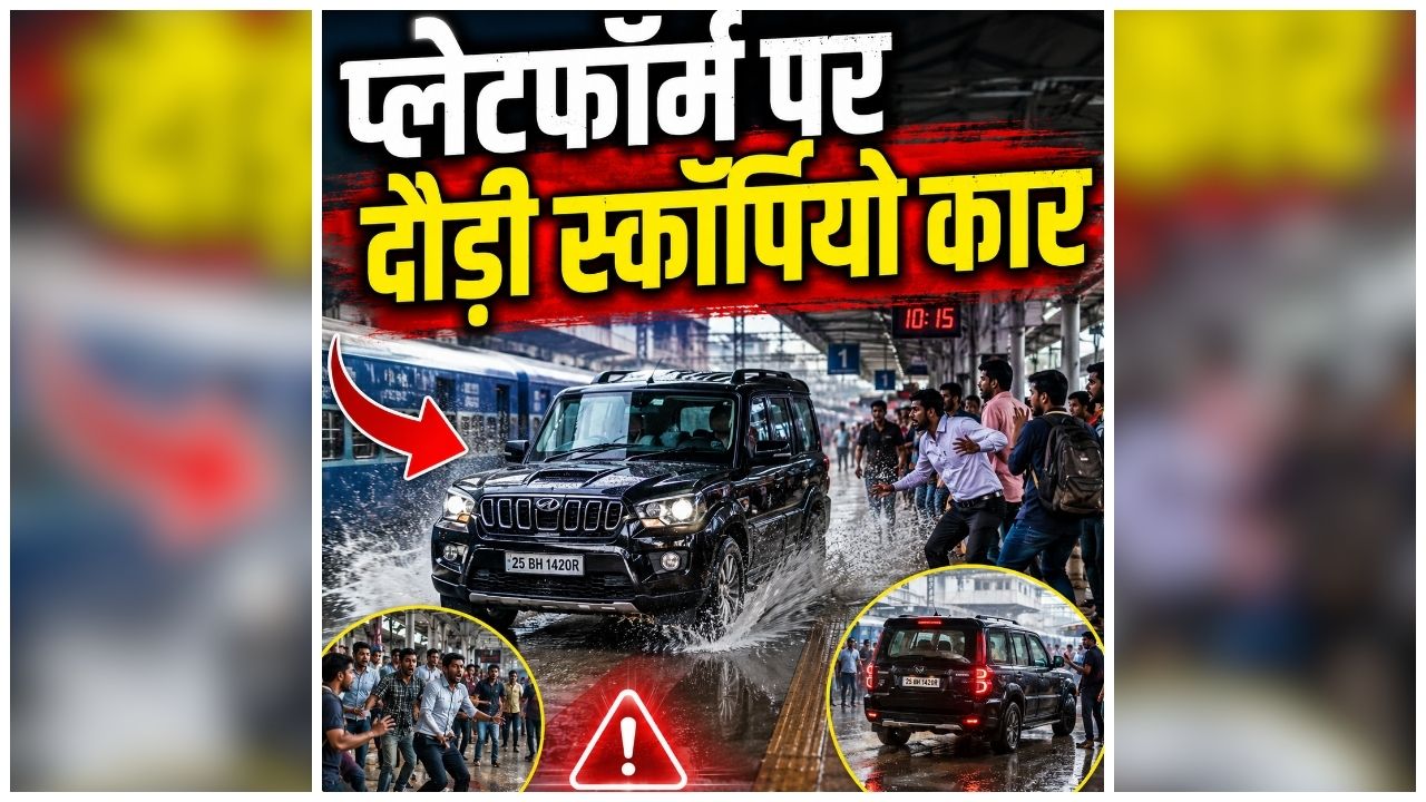 Gwalior Railway Platform Video: रेलवे स्टेशन पर मचा हड़कंप, देखते ही देखते इधर उधर भागे यात्री, वीडियो देखकर आप भी हो जाएंगे हैरान