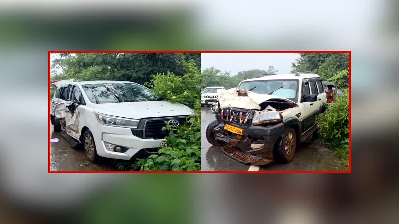 Kedar Kashyap Road Accident News: तेज रफ्तार कार ने वन मंत्री केदार कश्यप की गाड़ी को मारी टक्कर, कार के उड़े परखच्चे, हादसे में घायलों का इलाज जारी
