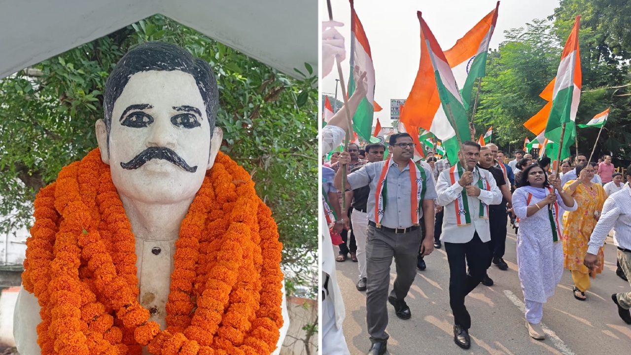 Prayagraj News: शहीद के सम्मान में अब आर-पार की लड़ाई! SRN का नाम ठाकुर रोशन सिंह अस्पताल करने की मांग, 9वें दिन पहुंचे सैकड़ों चिकित्सक व कर्मचारी