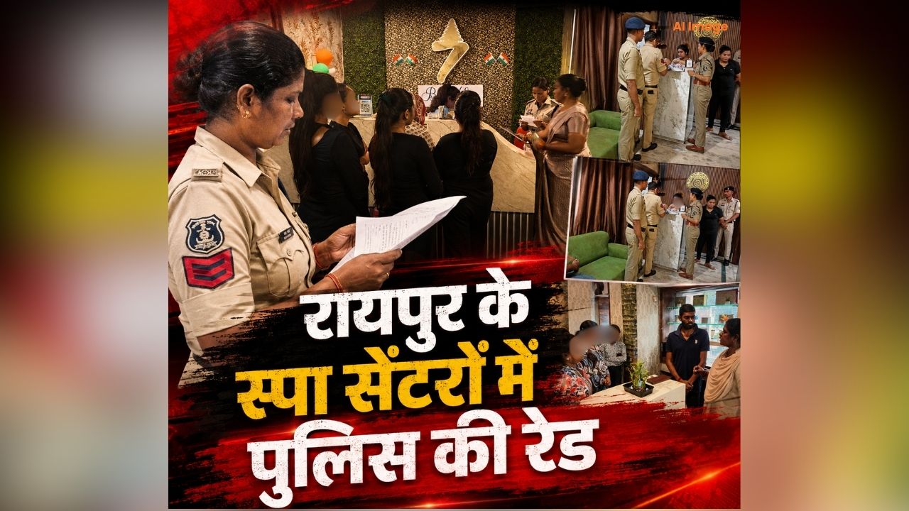 Raipur Police SPA Center Raid: रायपुर के स्पा सेंटरों में आखिर क्या चल रहा? 3 महिला ACP ने अपनी टीम के साथ मारा छापा, आपत्तिजनक सामान मिलने से मचा हड़कंप