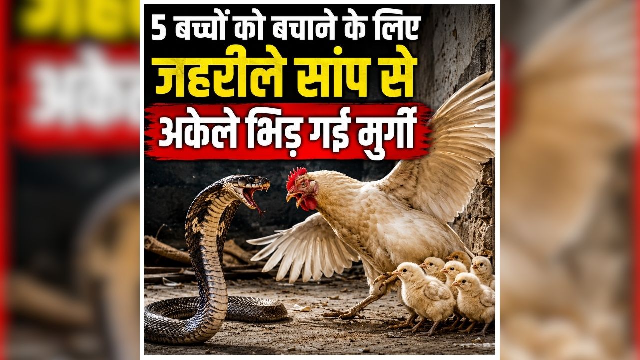 Snake and Hen Fight: 5 बच्चों को बचाने के लिए जहरीले सांप से अकेले भिड़ गई मुर्गी, लड़ती रही आखिरी दम तक, अब CCTV में कैद हुआ दिल दहला देने वाला मंजर