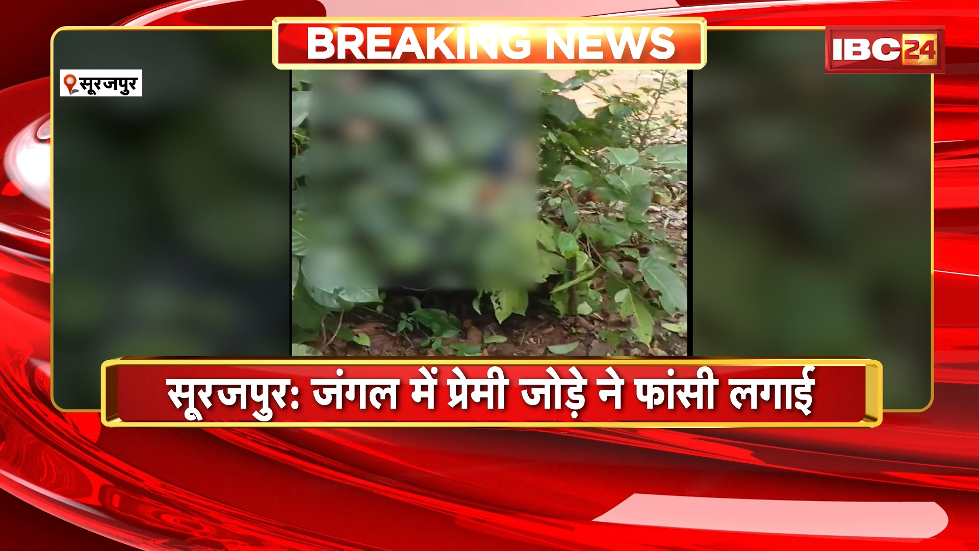 Surajpur Couple Suicide News: जंगल में प्रेमी जोड़े ने फांसी लगाई, दुपट्टे से फांसी लगाकर की आत्महत्या