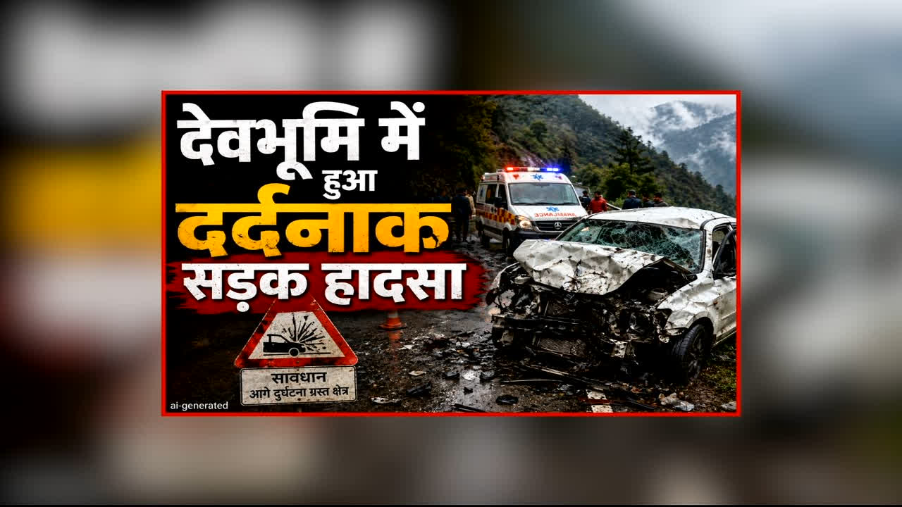 Uttarakhand Road Accident News: देवभूमि में हुआ दर्दनाक सड़क हादसा, अनियंत्रित होकर खाई में गिरी बोलेरो, एक ही परिवार के इतने लोगों की हुई मौत
