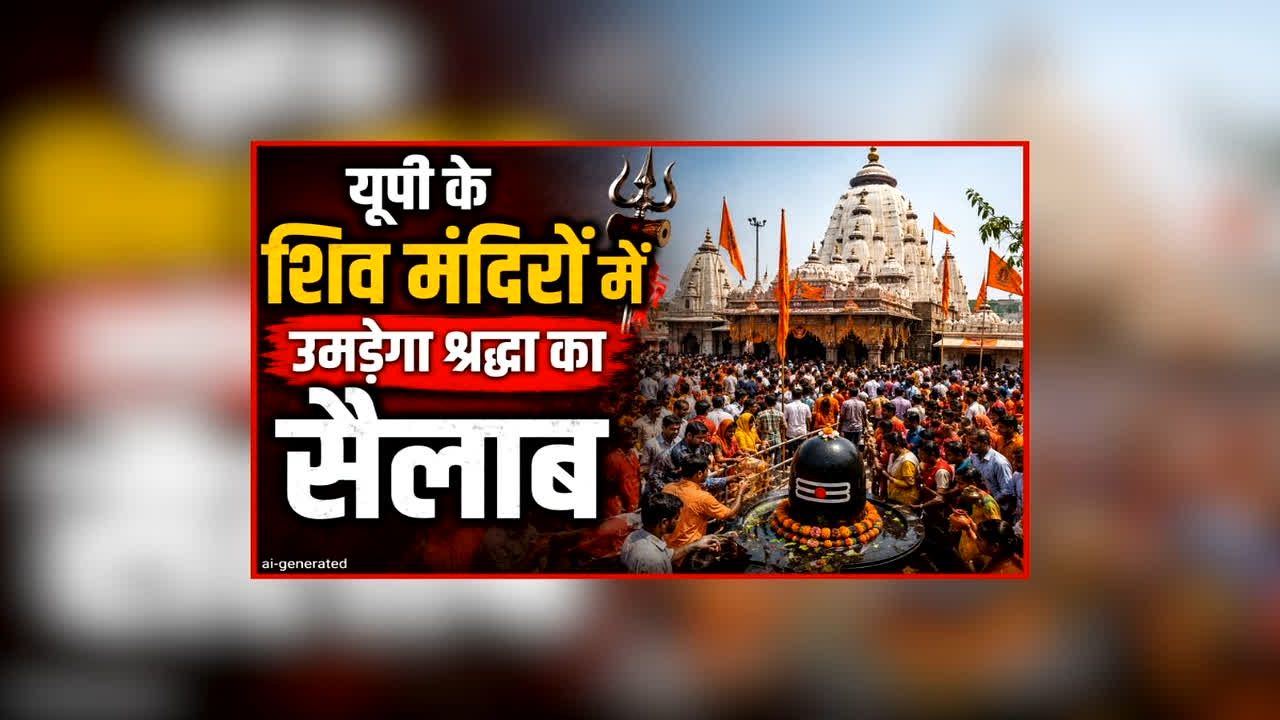 Sawan Somvar 2026: यूपी के शिव मंदिरों में कल उमड़ेगा श्रद्धा का सैलाब, योगी सरकार ने कांवड़ियों के स्वागत के लिए की भव्य तैयारी, हजारों पुलिसकर्मी रहेंगे तैनात