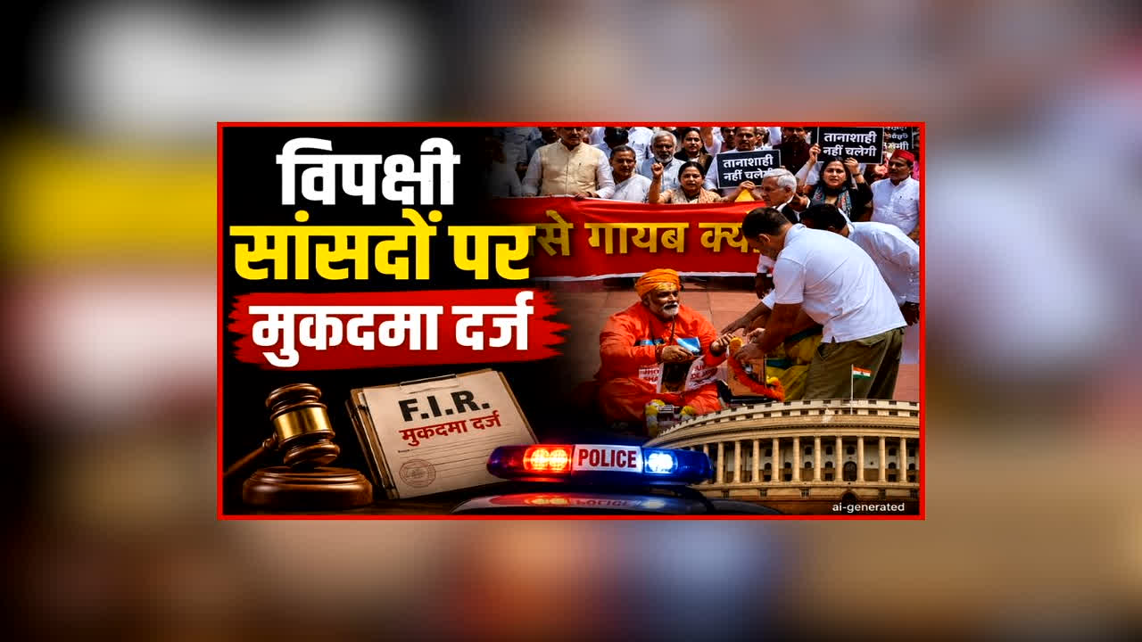 FIR On Opposition Leaders: संसद में चंदा चोरी का नाटक करने वाले विपक्षी नेताओं की बढ़ी मुश्किलें, इन तीन दिग्गजों के खिलाफ दर्ज किया गया मुकदमा 