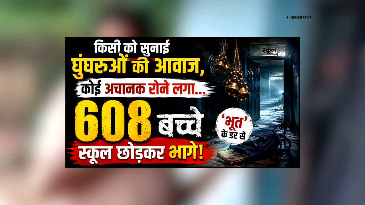 Amravati Horror School : किसी को सुनाई घुंघरुओं की आवाज, कोई अचानक रोने लगा… ‘भूत’ के डर से 608 बच्चे स्कूल छोड़कर भागे! यहां से सामने आया हैरान कर देने वाला मामला
