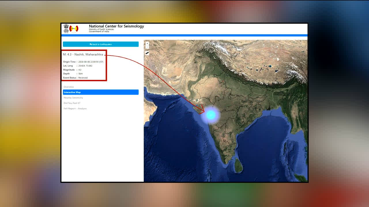 Nashik Earthquake News : रात के बाद सुबह फिर कांपी धरती! लगातार भूकंप के झटकों से नासिक में मचा हड़कंप, घरों में आई दरारें… जानें अभी क्या हैं हालात