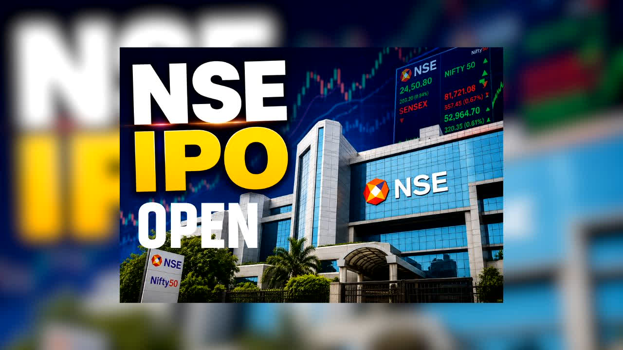 NSE IPO Open: खुल गया NSE IPO… अब निवेशकों की होगी बंपर कमाई? GMP क्या बता रहा है? जानें प्राइस बैंड, लॉट साइज समेत पूरी डिटेल