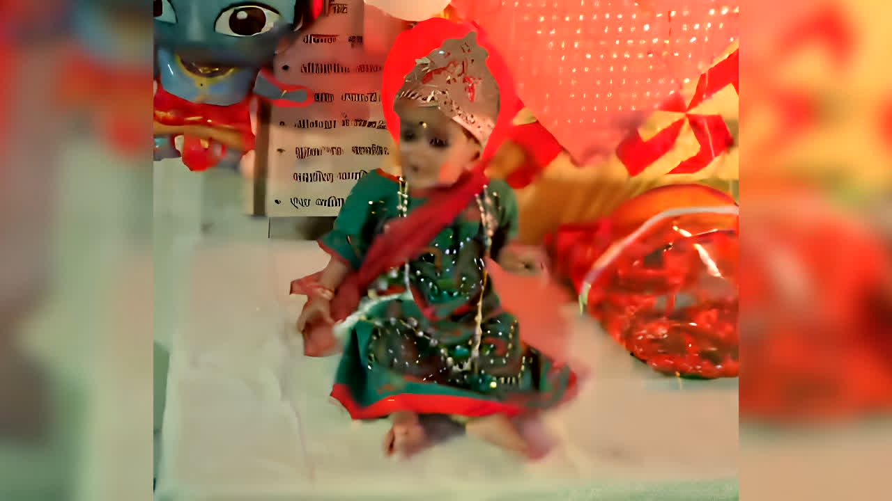 Janmashtami Celebrations in Meerut Jail: जेल में जन्माष्टमी का अनोखा नजारा! ‘नीले ड्रम हत्याकांड’ की आरोपी मुस्कान की 8 माह की बेटी बनाई गई राधा