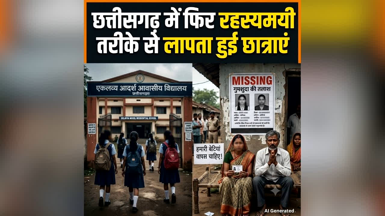 कोंडागांव के एकलव्य छात्रावास से तीन छात्राएं लापता
