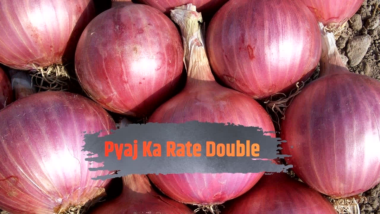 महाराष्ट्र में सूखे से प्याज के दाम दोगुने, 60 रुपये प्रति किलो पार