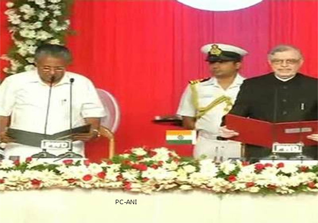 पिनराई विजयन बने केरल के 12वें CM, 19 MLA को भी दिलाई गई शपथ